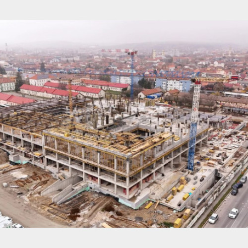 Lucrările la noul spital de boli infecțioase din Oradea continuă cu finanțare europeană