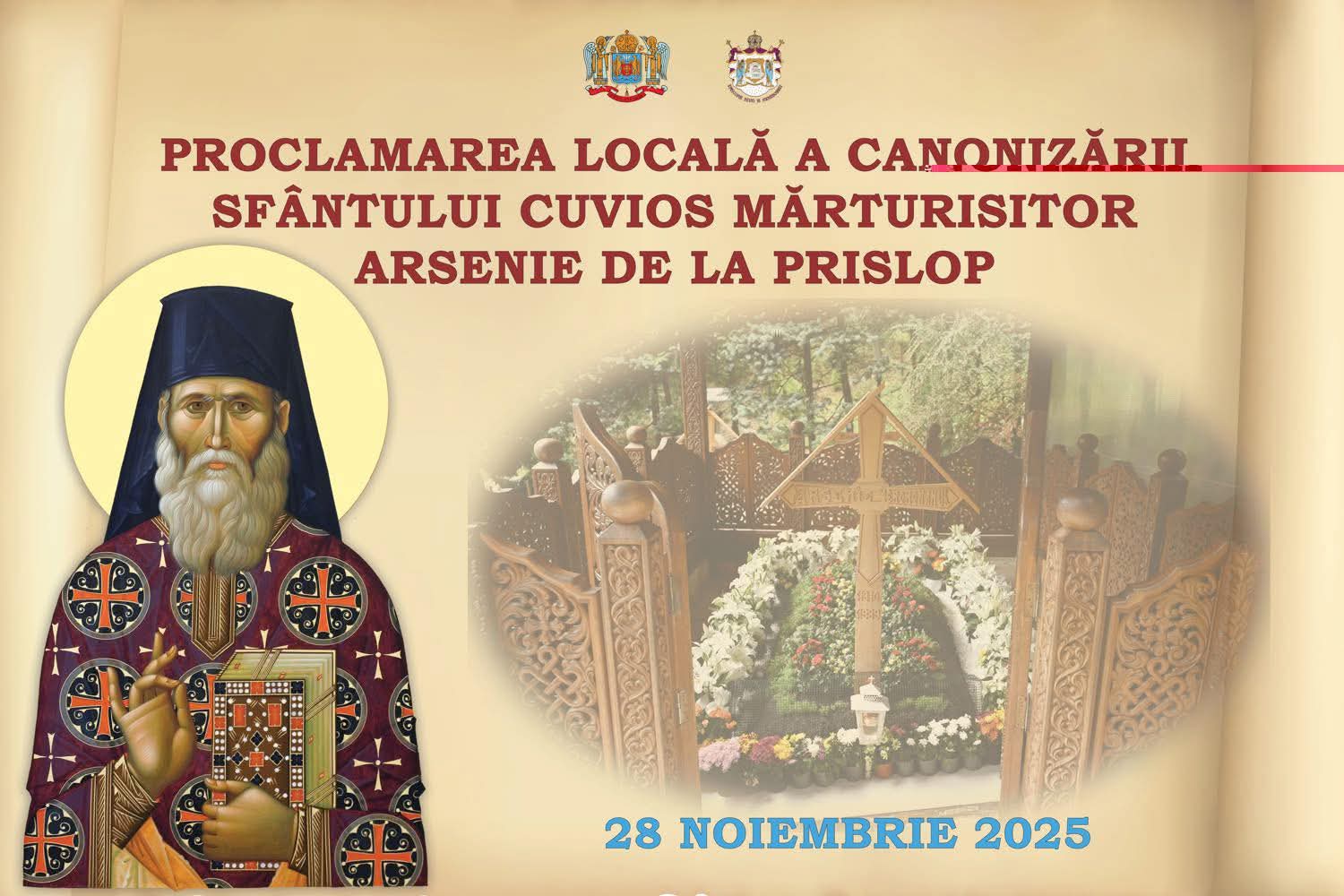 Canonizarea Sfântului Arsenie de la Prislop va avea loc la finalul lunii noiembrie