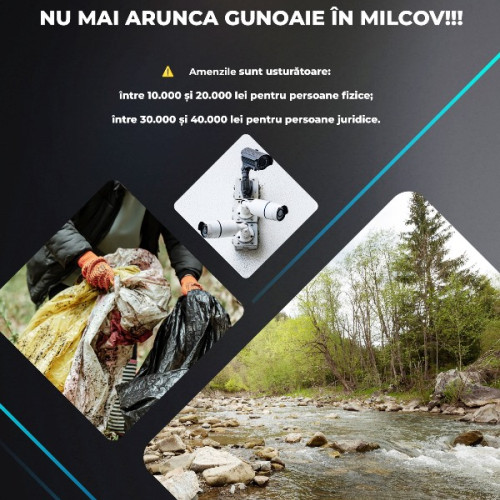 Primăria Odobești instalează camere video pentru a combate depozitarea ilegală a gunoaielor