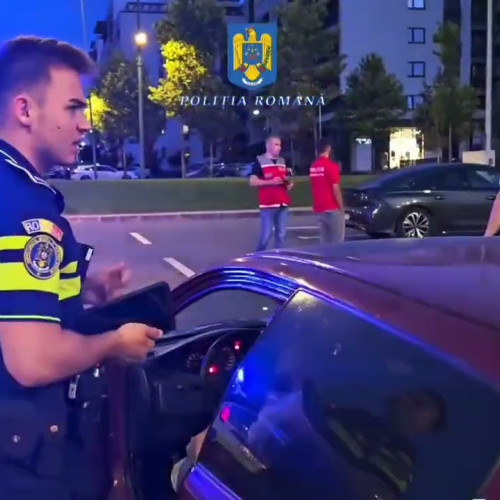 Razie a polițiștilor din Brașov cu peste 200 de amenzi și 15 permise reținute