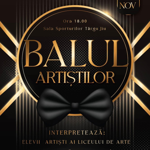 Balul artiștilor de la Liceul „Constantin Brăiloiu” revine la Târgu Jiu