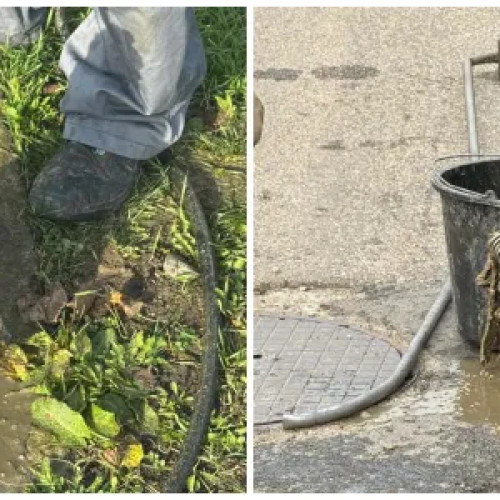 Rețea de canalizare blocată la Gherla din cauza șervețelelor nedizolvabile