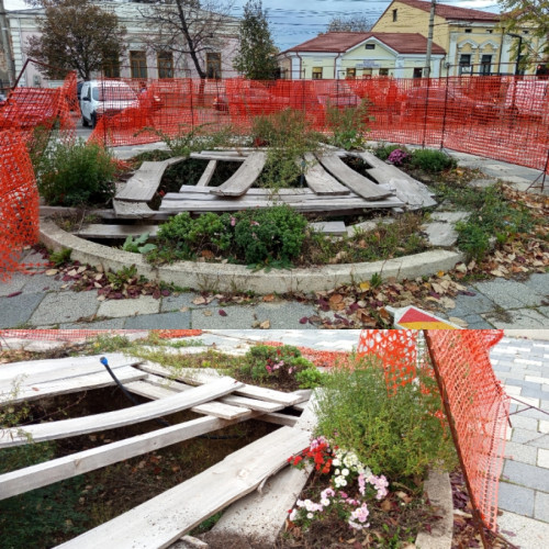 Promisiunea monumentului „Înaripat” rămâne neîmplinită la Piațeta Florilor de Tei