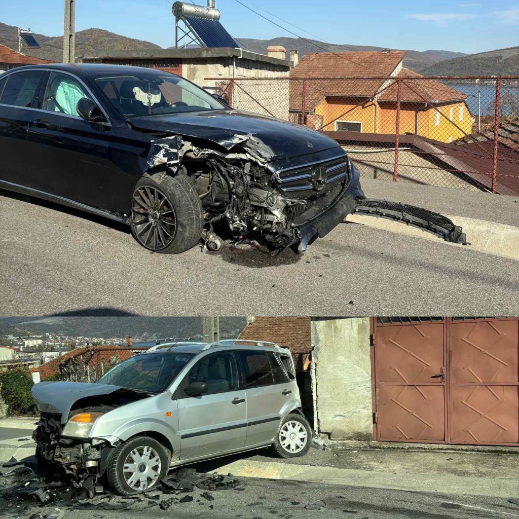 Accident grav în Orșova: șofer fără permis și băut a lovit un alt autoturism