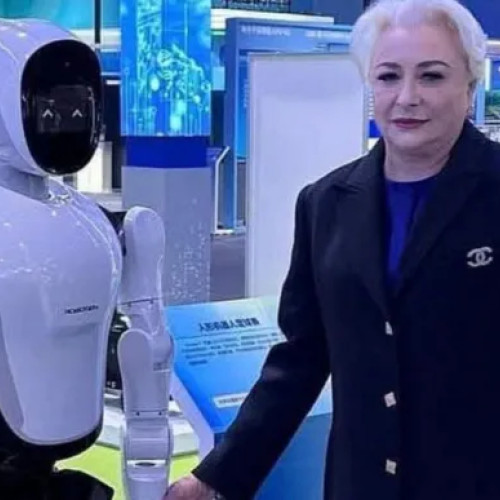O postare satirică cu Viorica Dăncilă și un robot a stârnit dezbateri online