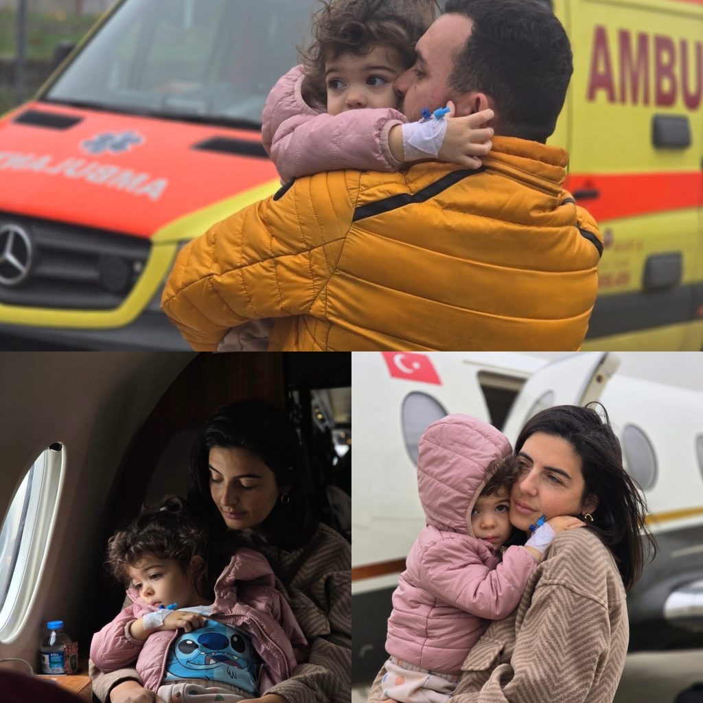 Micuța Ziana, transportată la Barcelona pentru tratamentul unei forme grave de cancer