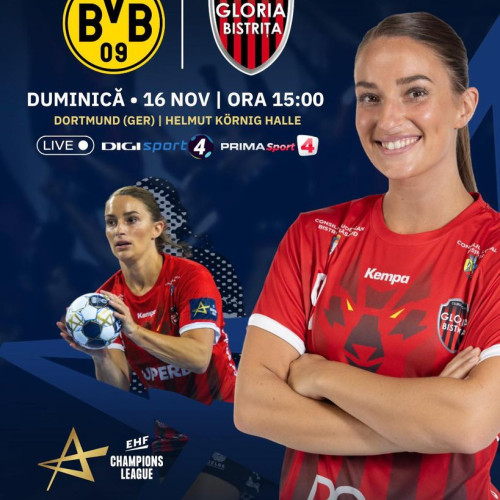 Borussia Dortmund și Gloria Bistrița se întâlnesc în Liga Campionilor pe 16 noiembrie