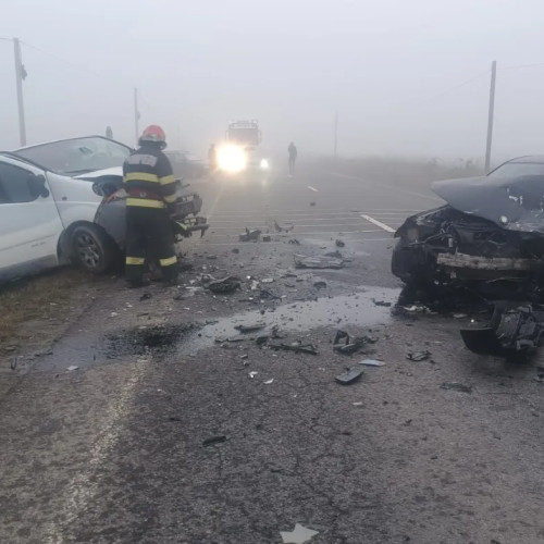 Trei răniți într-un accident rutier pe DN 14 între Sibiu și Mureș