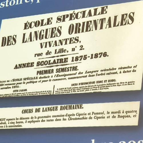 INALCO sărbătorește 150 de ani de predare a limbii române în Paris