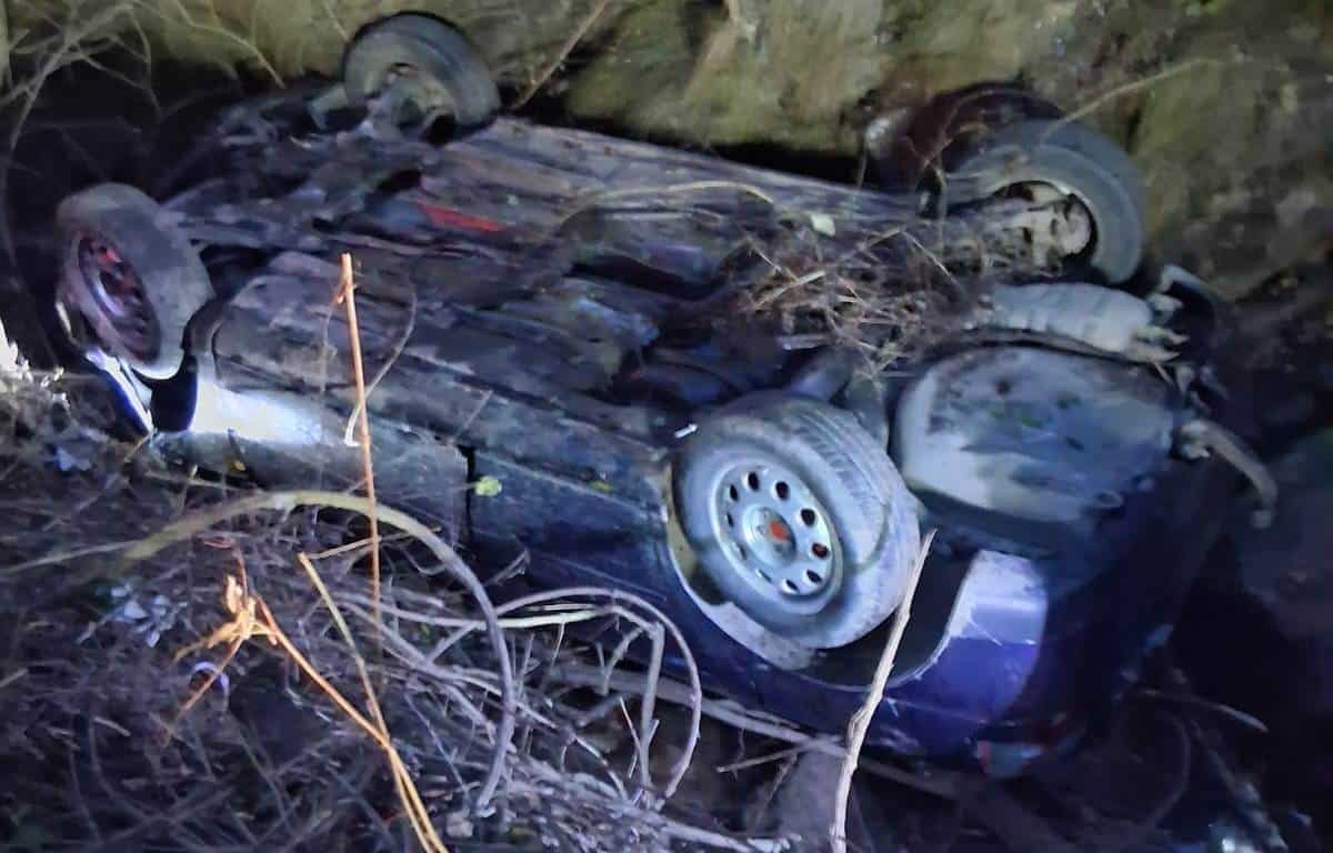 Accident mortal la Ocoliș: tânăr de 20 de ani a căzut cu mașina în albia unei văi