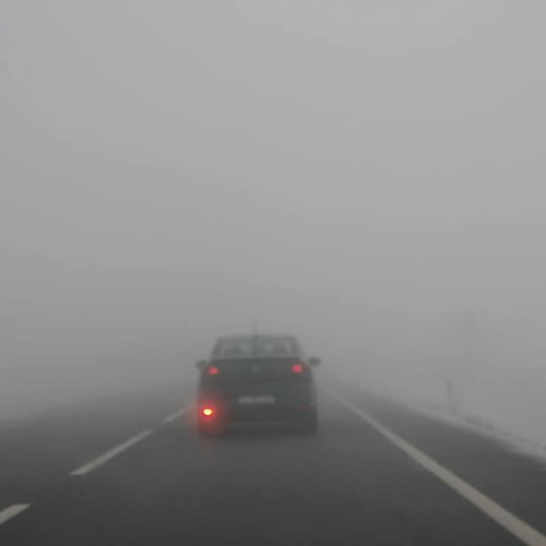 Cod galben de ceață emis în județul Gorj pentru multiple localități