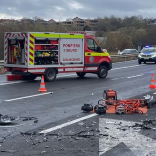 Un mort și trei răniți într-un accident la ieșirea din Cluj-Napoca