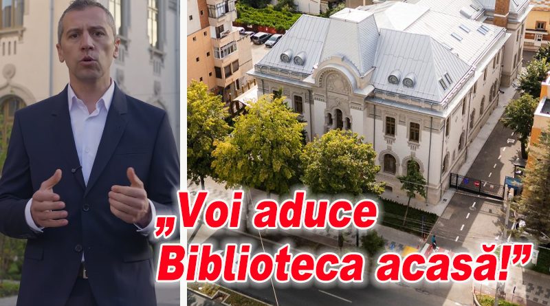 Silviu Iordache vrea să aducă biblioteca înapoi acasă la Buzău