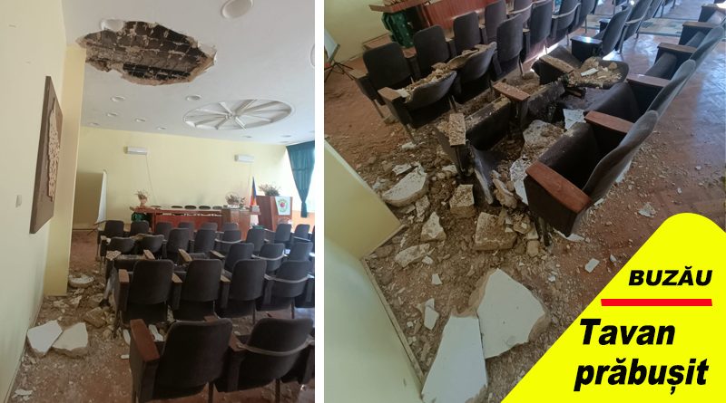 Sala SCDL Buzău închisă temporar din cauza deteriorării tavanului