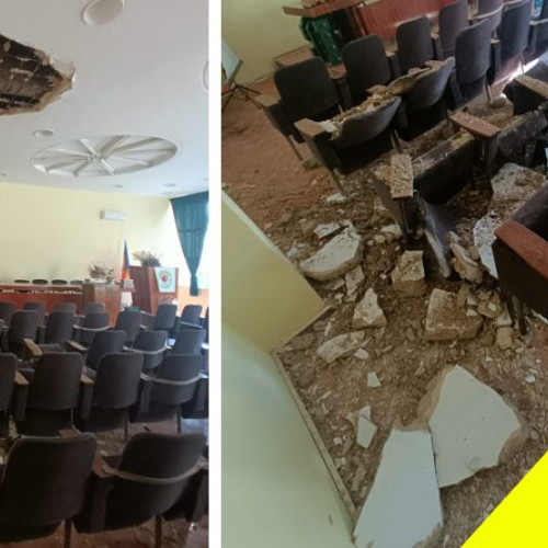 Sala SCDL Buzău închisă temporar din cauza deteriorării tavanului