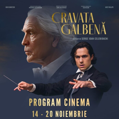 Filmul dedicat lui Sergiu Celibidache, Cravata galbenă, lansat în cinematografele din România