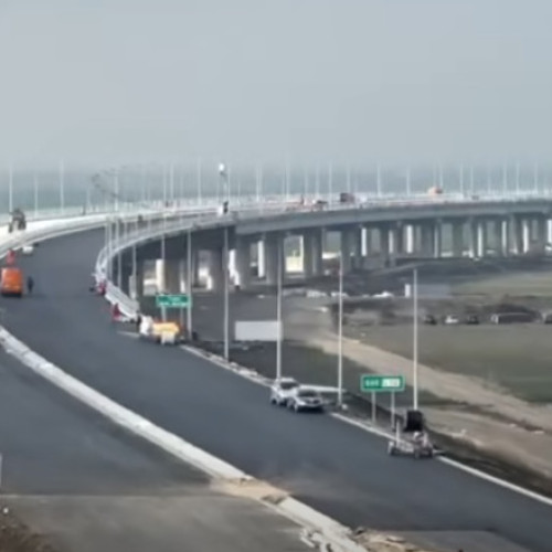 Lucrările pe lotul 1 al autostrăzii Focşani – Bacău aproape finalizate