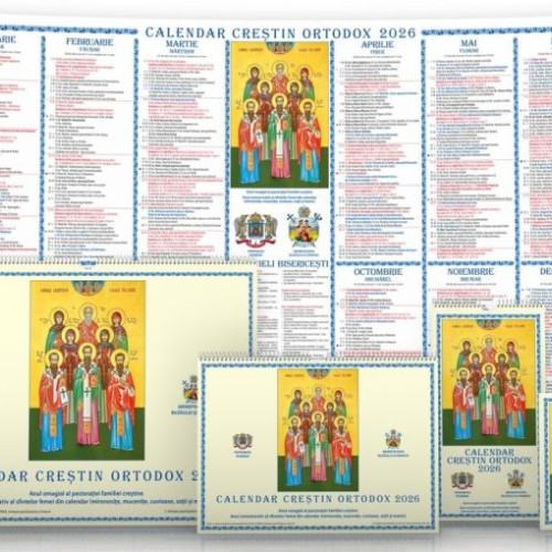 Calendar creștin ortodox 2026 lansat de Arhiepiscopia Buzăului și Vrancei