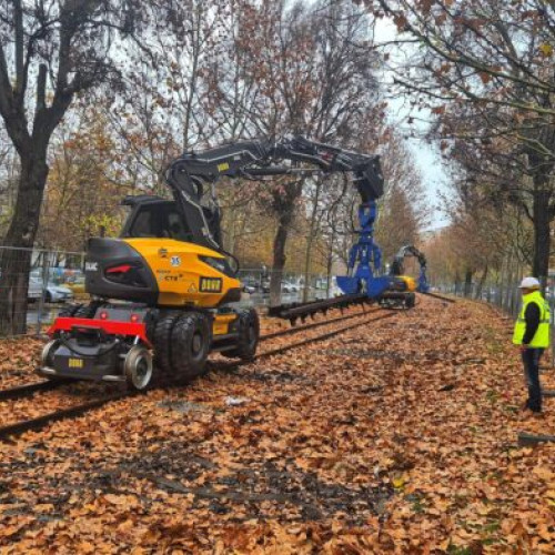 Încep lucrările de reabilitare a liniei de tramvai în zona vizată