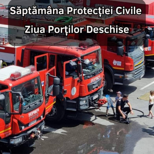 Zilele Porților Deschise la ISU Dâmbovița: activități de prevenire și alarmare în cadrul Săptămânii Protecției Civile.