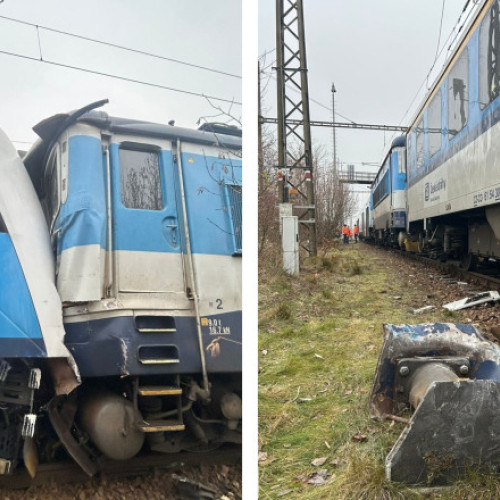 Cel puțin 40 de răniți în coliziunea a două trenuri în Boemia de Sud