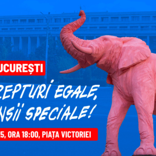Protest în Piața Victoriei pentru eliminarea pensiilor speciale