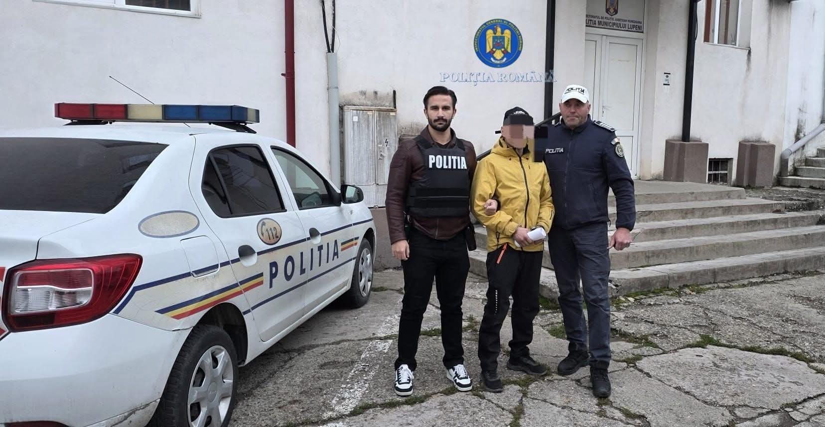 Bărbat reținut pentru violare de domiciliu și agresiune în Lupeni