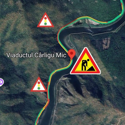 Restricții de circulație pe DN7 pentru lucrări la viaductul Cârligu Mic în noiembrie și decembrie