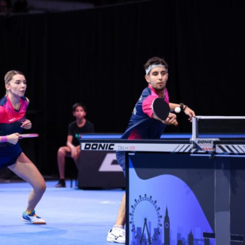 Eduard Ionescu a evoluat bine la WTT Star Contender Muscat la tenis de masă