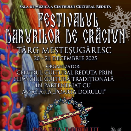 Încep înscrierile pentru târgul meșteșugăresc Festivalul Darurilor de Crăciun