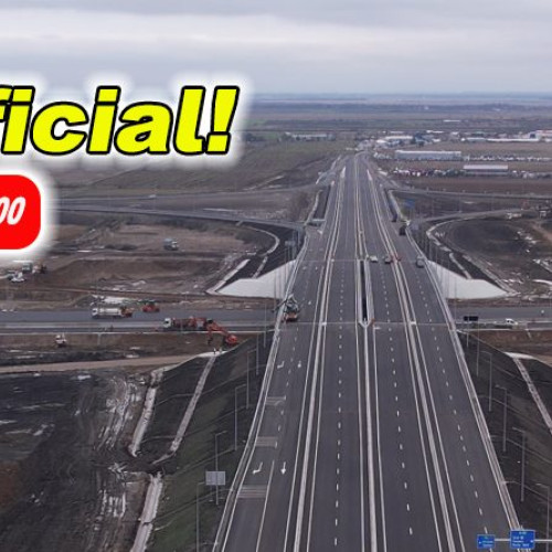 Podul E85 peste A7 de la Buzău se deschide oficial cu opt benzi