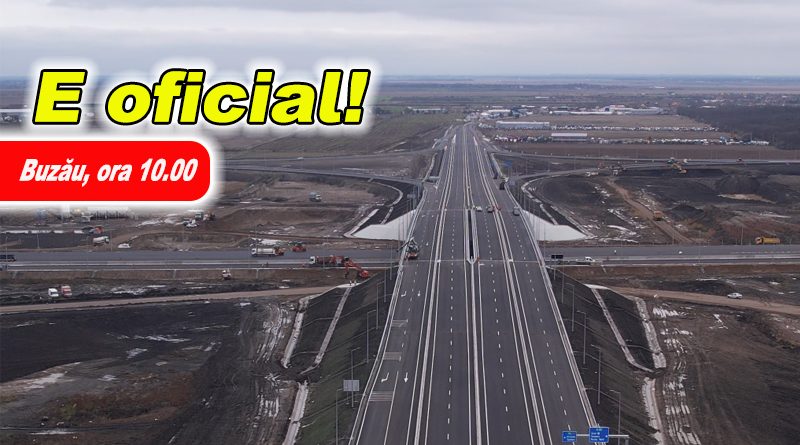 Podul E85 peste A7 de la Buzău se deschide oficial cu opt benzi