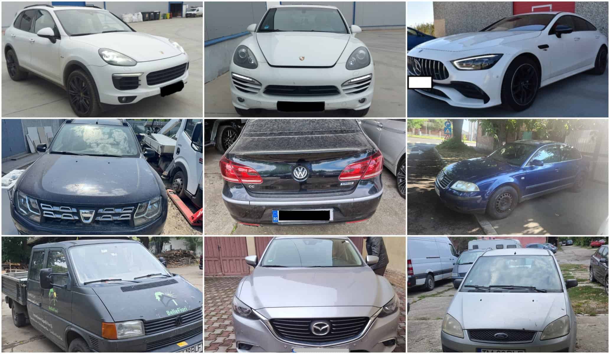 ANABI și ANAF organizează licitații pentru vânzarea mașinilor confiscate în noiembrie-decembrie