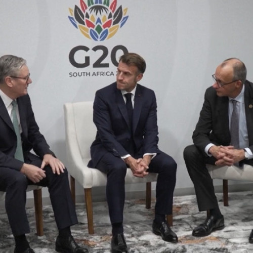 Macron, Merz și Starmer discută planul SUA pentru Ucraina la summitul G20