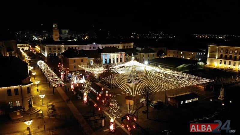 Târgul de Crăciun din Alba Iulia se mută înapoi în Piața Cetății din 2026