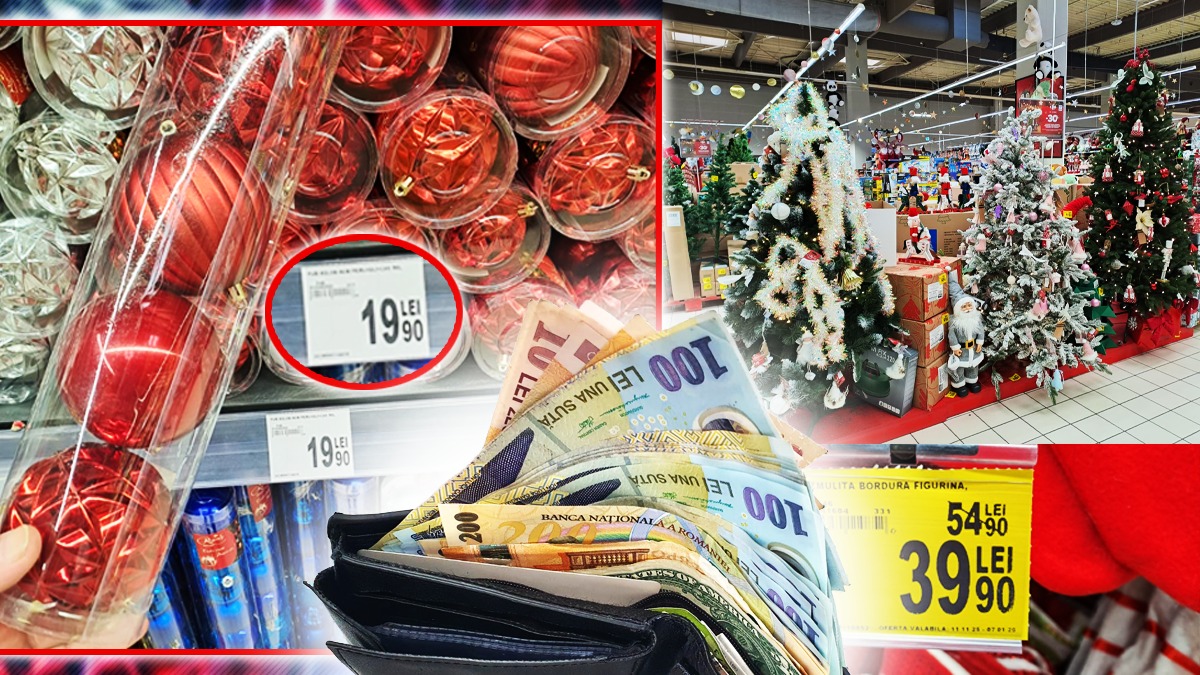 Prețurile brazilor de Crăciun și decorațiunilor cresc semnificativ în 2025