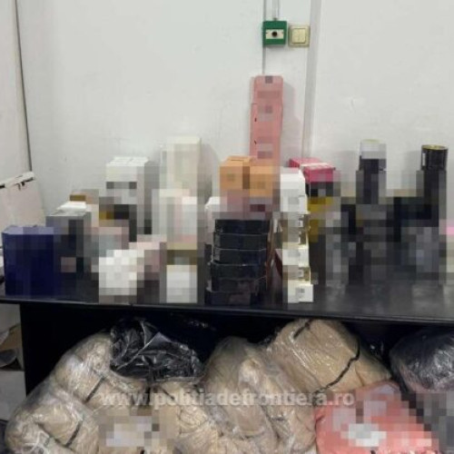 Polițiștii de frontieră Giurgiu au confiscat aproape 4.000 de articole susceptibile a fi contrafăcute