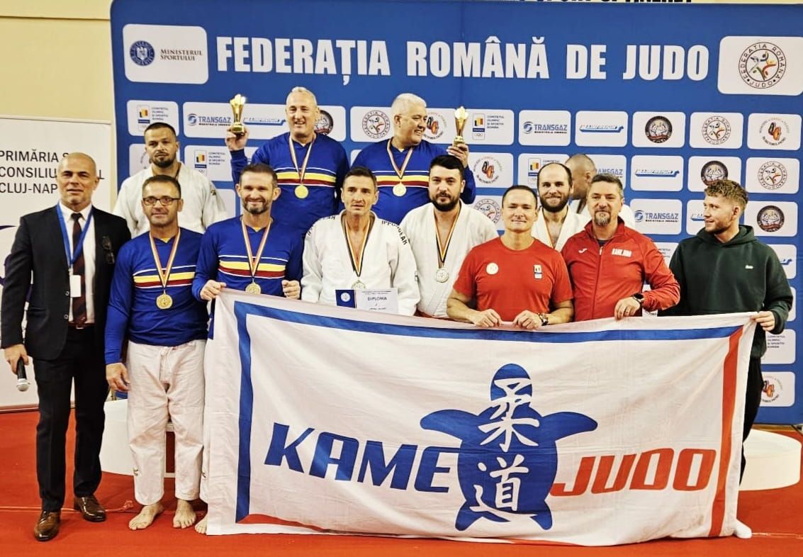 Veteranii de la ACS Kame Judo Brașov au obținut nouă medalii la Campionatul Național