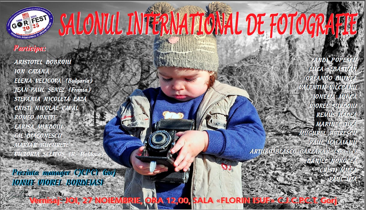 GorjFest 2025 readuce magia fotografiei la Târgu Jiu