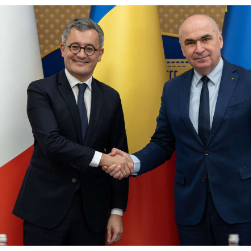 Ilie Bolojan și Gérald Darmanin discută cooperarea româno-franceză și securitatea europeană