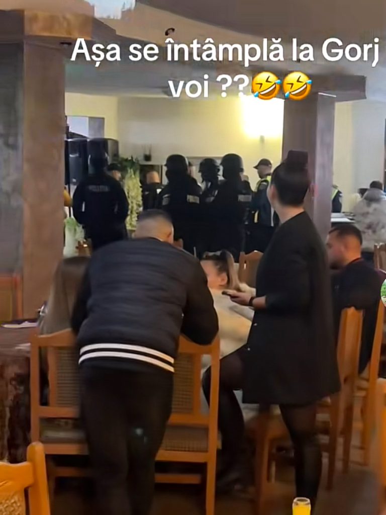 Descindere a mascaților într-un restaurant din Telești în timpul unei petreceri