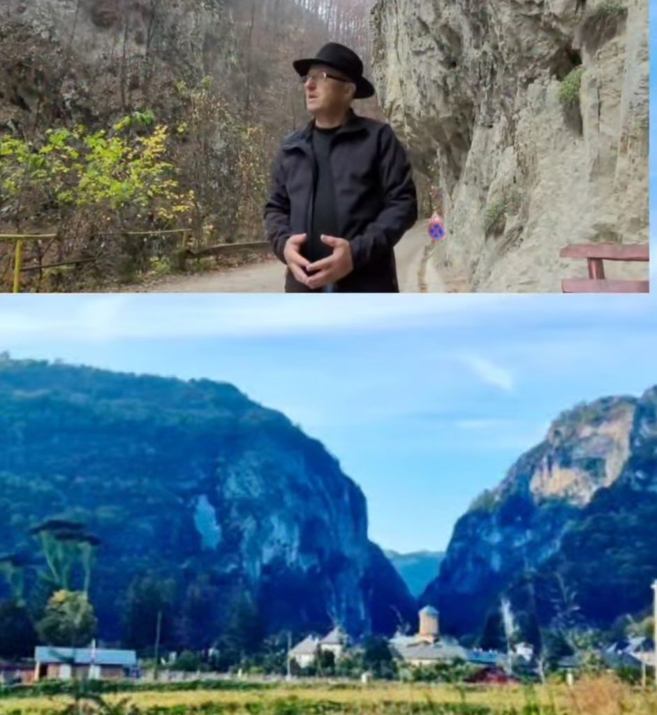 Cheile Oltețului, prezentate drept cel mai îngust canion din Europa de un ghid turistic