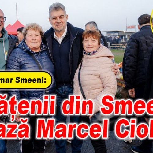 Marcel Ciolacu a discutat cu cetățenii în târgul comunal de la Smeeni