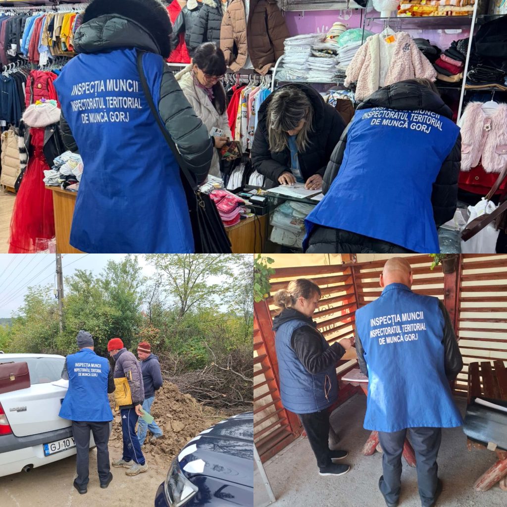 Controale ITM Gorj în 2025: sancțiuni de peste 400.000 lei în domeniul muncii