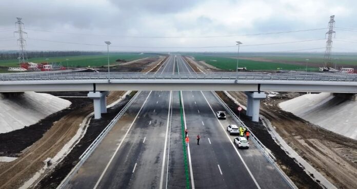 Progrese importante în lucrările la autostrada A7 între Focșani și Bacău