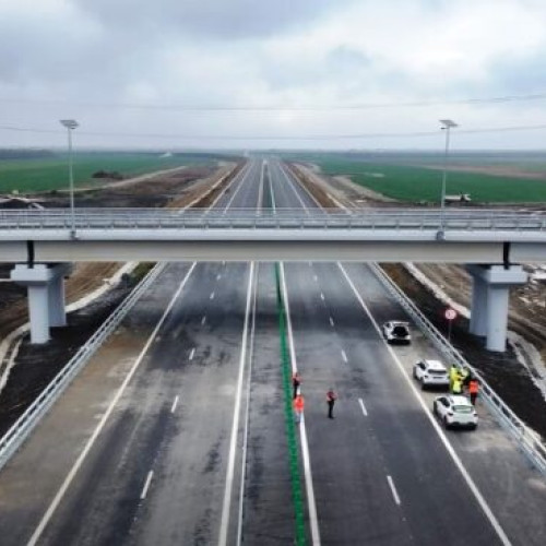 Progrese importante în lucrările la autostrada A7 între Focșani și Bacău