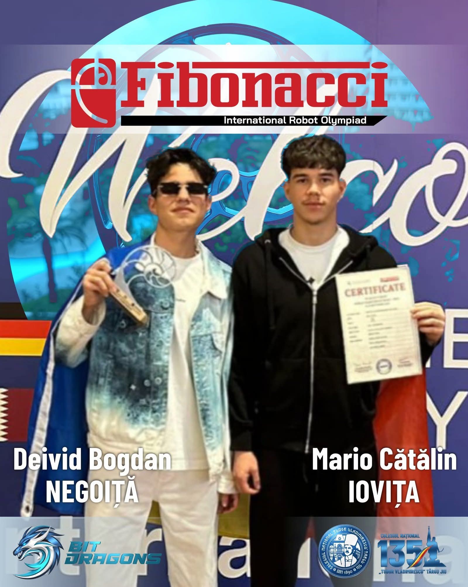 Elevii din Târgu Jiu au obținut locul II la Olimpiada mondială de robotică de la Roma