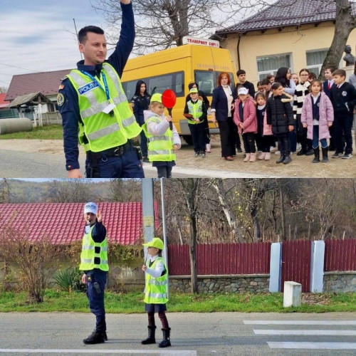 Elevii din Petrești și Bărbătești au învățat reguli de siguranță rutieră de la polițiști