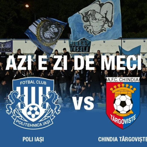 Politehnica Iași învinge Chindia Târgoviște și urcă pe locul IX în Liga a II-a