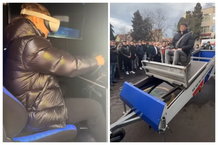 Peste 50 de elevi au testat simulatoarele de conducere în campania CARS la Cluj-Napoca